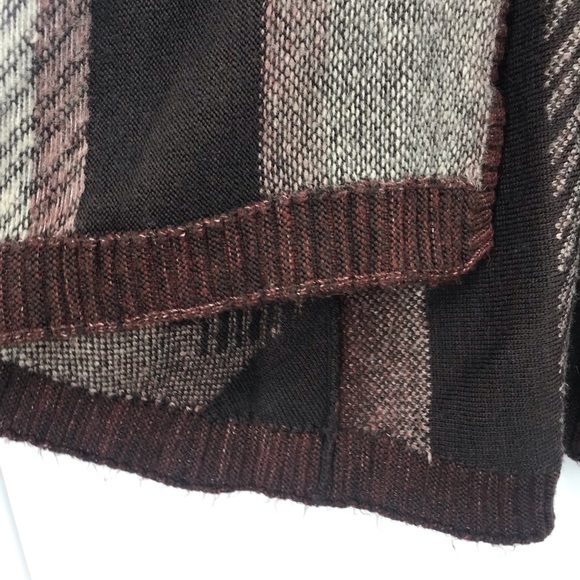 Sleeping on snow Mabli BOHO knit vest open waterfall cascade cardigan sh… - Picture 15 of 16